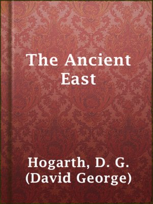 cover image of The Ancient East